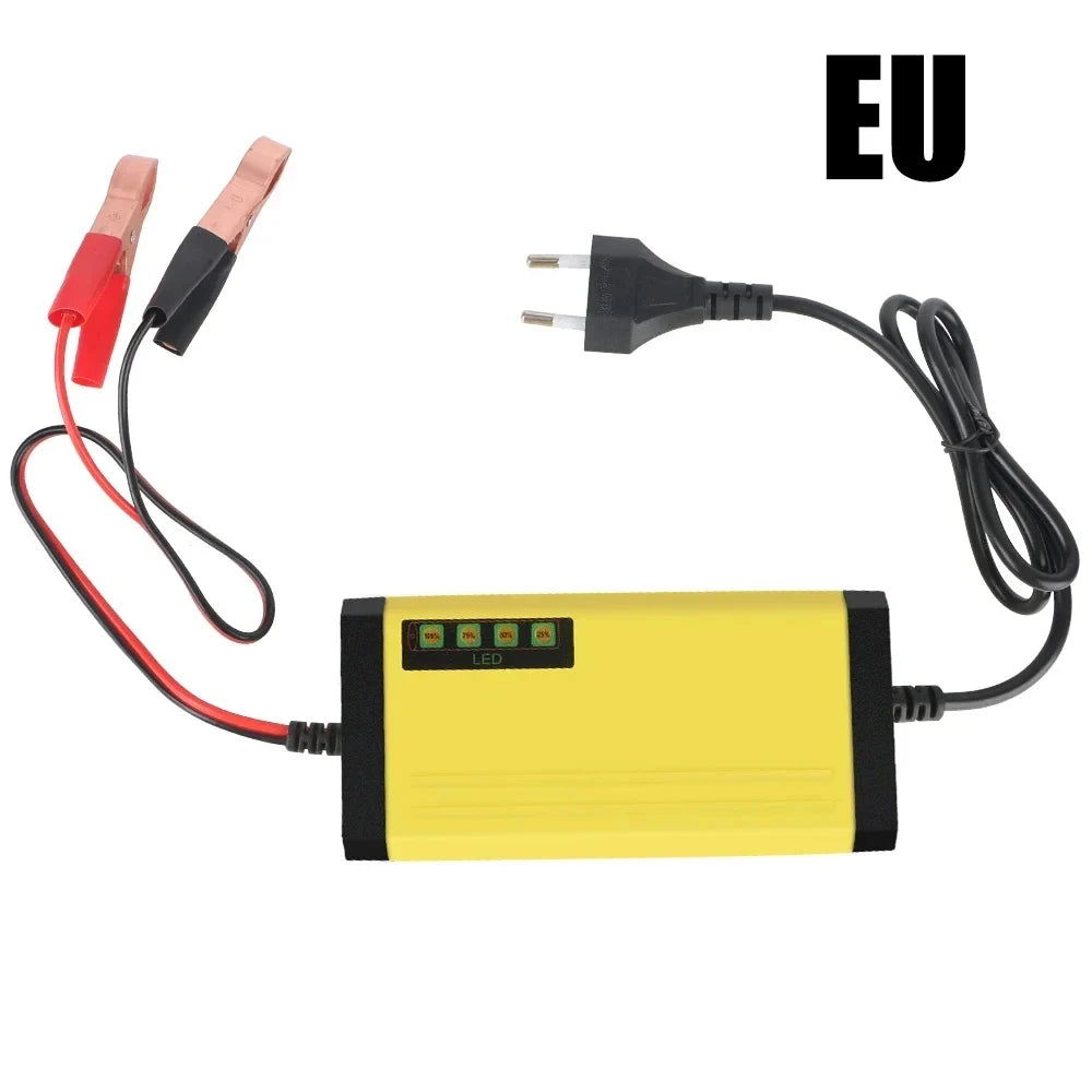 Cargador Inteligente de Baterías con Desulfatador de Pulso