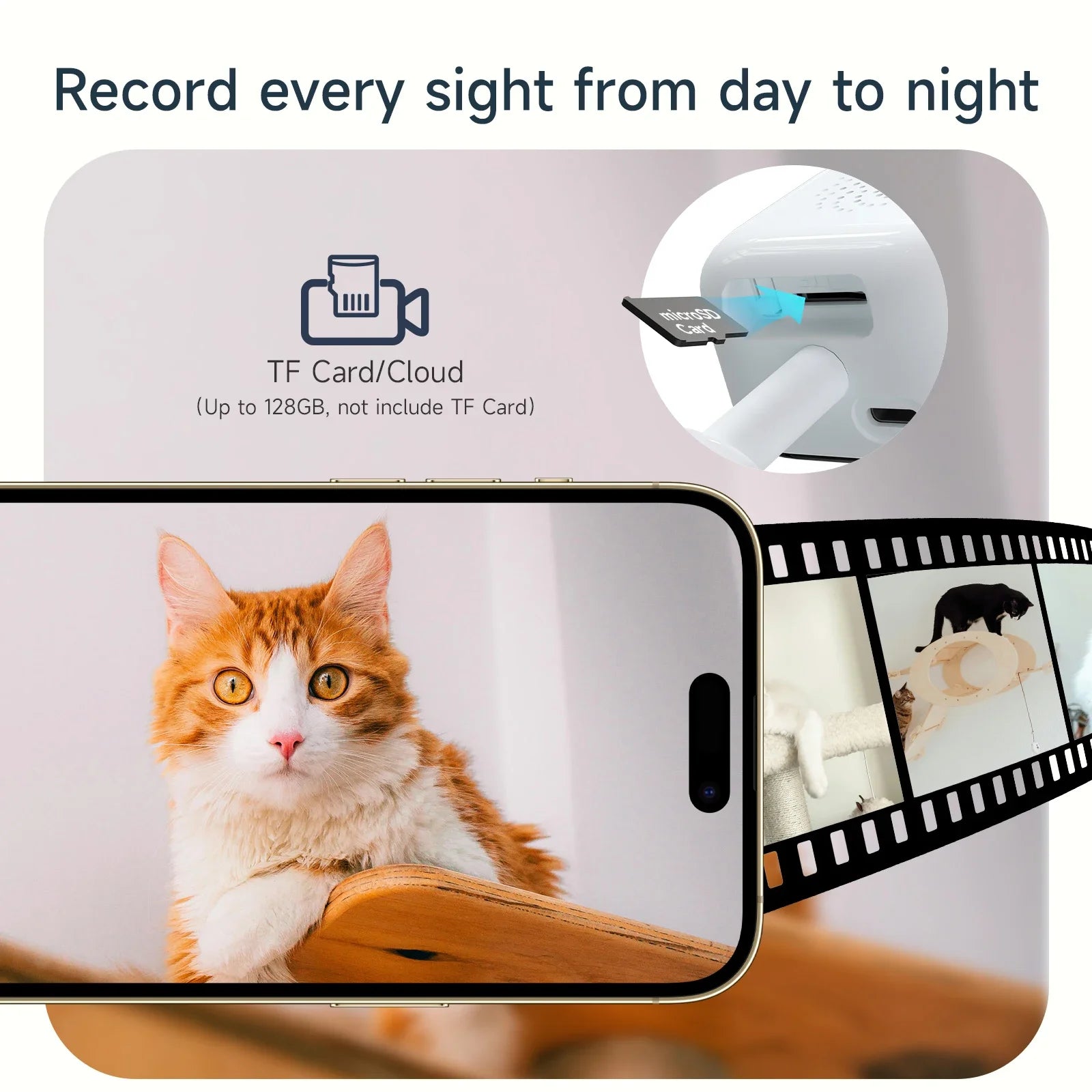 CAMARA DE SEGURIDAD WIFI INTELIGENTES PARA VENTANAS ALTA DEFINICION 3MP