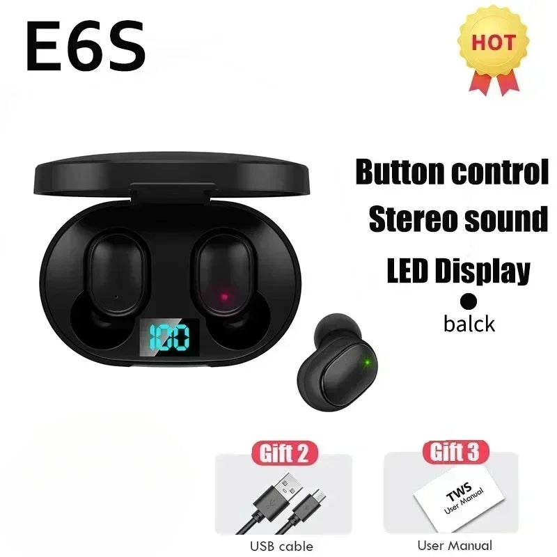 Audífonos Inalámbricos E6S Pro TWS