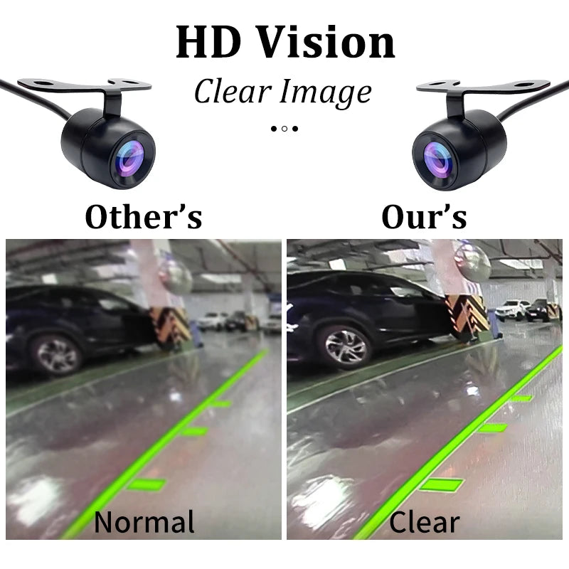 Cámara de Reversa HD para Carro con Visión Nocturna y LED