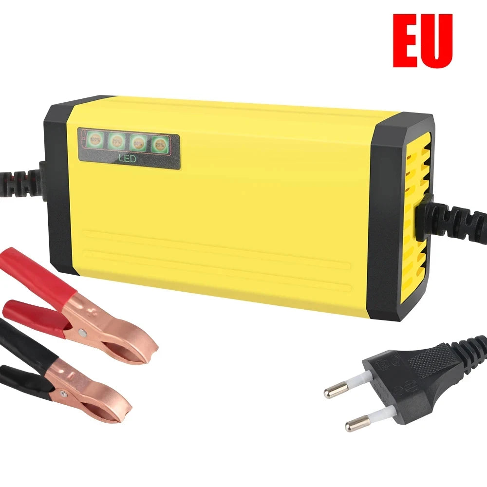 Cargador Inteligente de Baterías con Desulfatador de Pulso